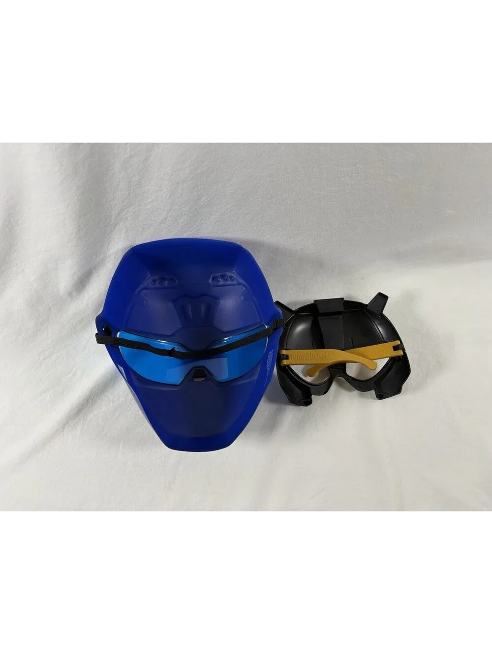 Lot of 2- Blue Power Ranger Mask  & Transformers Mask
